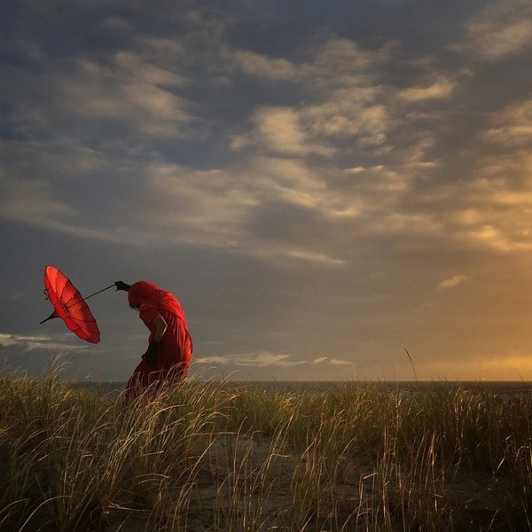 Hạng nhì thuộc về tác phẩm "She Bends with the Wind" của Robin Robertis tới từ California, Mỹ.