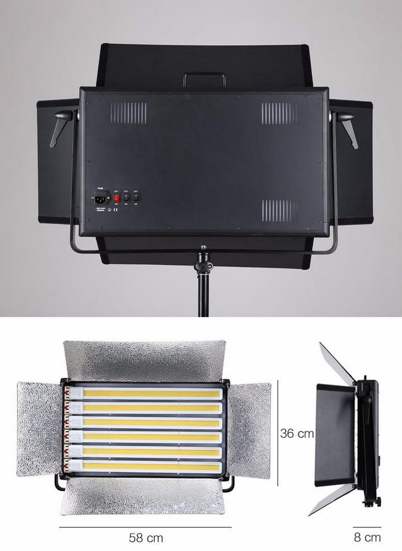 Kino Flo bóng trắng, 6 bóng