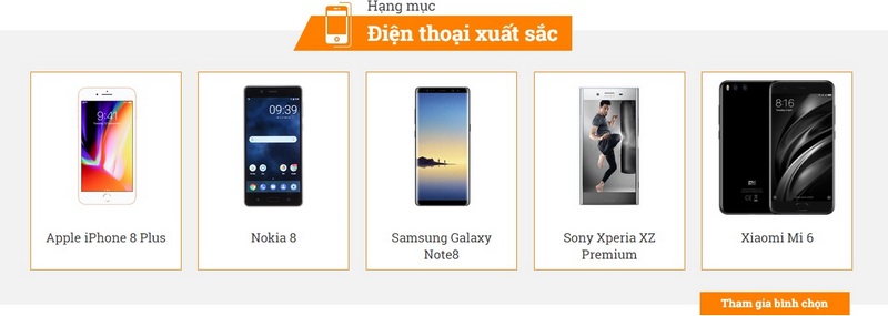 danh sach binh chon cac thiet bi xuat sac cua vnexpress net trong nam 2017 3 2