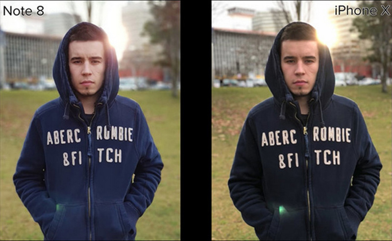 So nhanh ảnh chụp iPhone X và Galaxy Note 8 9 nhanh anh chup iphone x va galaxy note 8 1 4