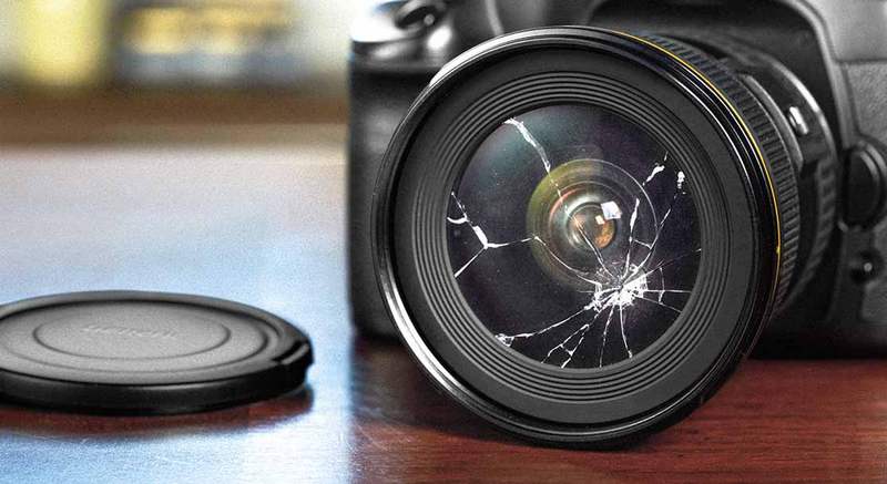 Ống kính cao cấp tuy được thiết kế chắc chắn hơn nhưng vẫn có thể hỏng hóc bởi những va đập.