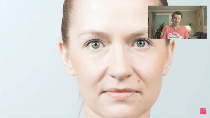 2 điểm catchlight tạo ra vì có fill light.