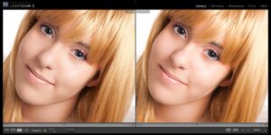 hau ky lam min da trong 5 phut bang lightroom 2