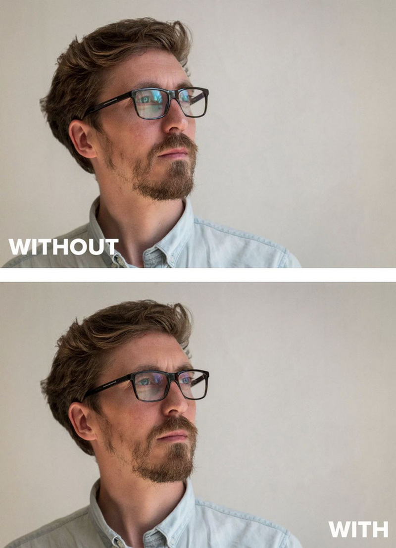 Kính phân cực trong nhiếp ảnh 18 Những hình ảnh phản chiếu trong kính của chủ thể đã được giảm đi nhiều nhờ kính lọc