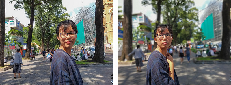 Ảnh chân dung xoá phông được thêm bokeh độc đáo, tăng phần sáng tạo.