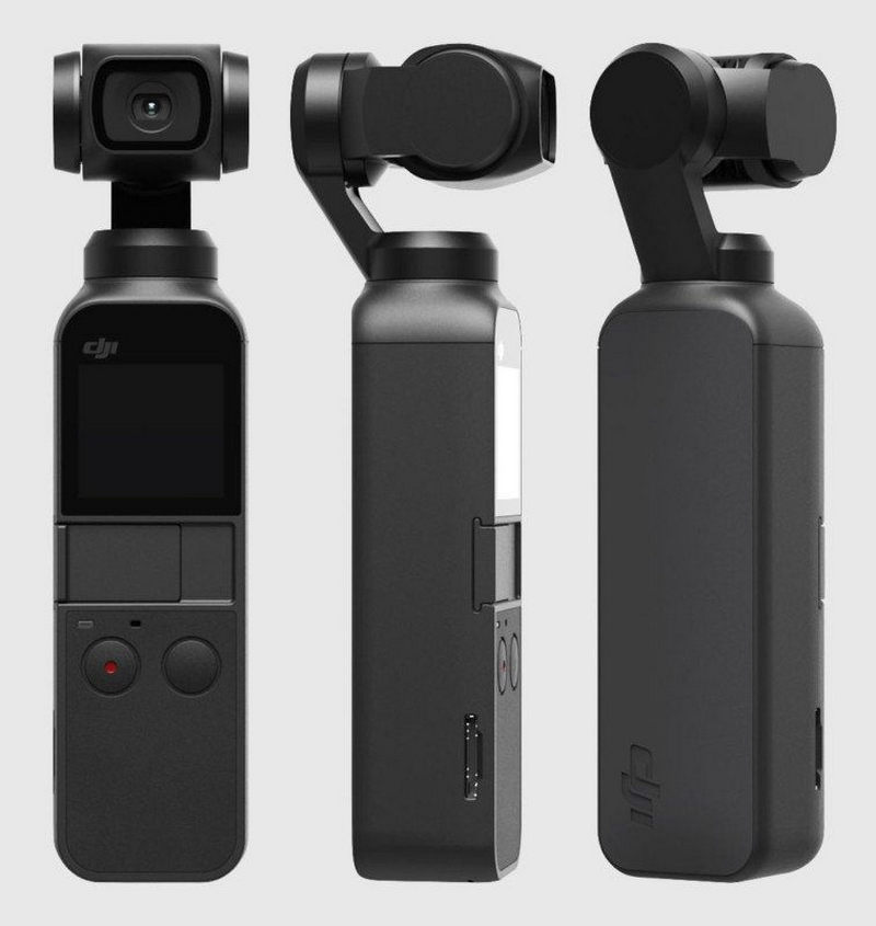 Máy ảnh thông minh tích hợp trên bộ ổn định 3 trục của DJI khiến cho người xem thích thú tò mò về sự nhỏ gọn và tiện ích của nó