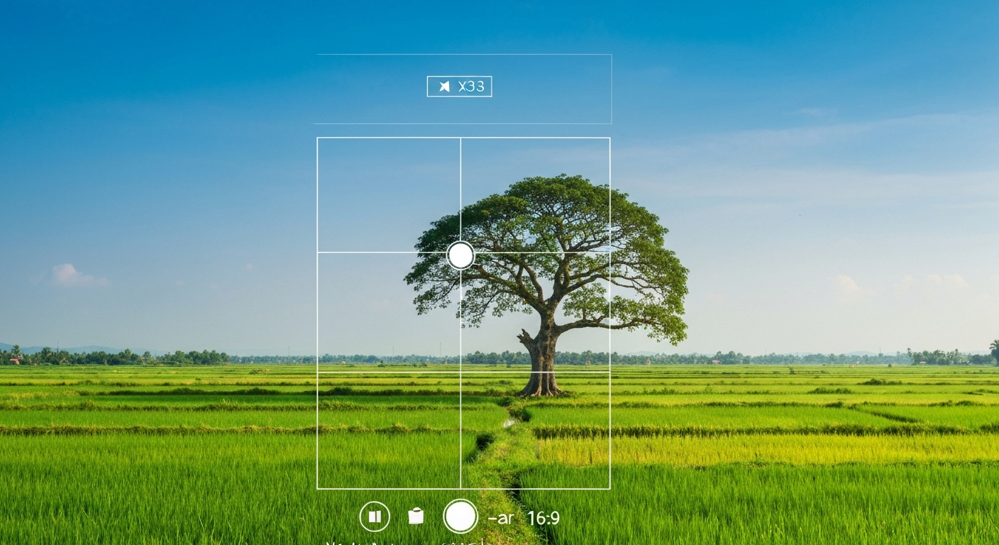 Áp dụng quy tắc 1/3 giúp bố cục ảnh hài hòa và thu hút hơn.